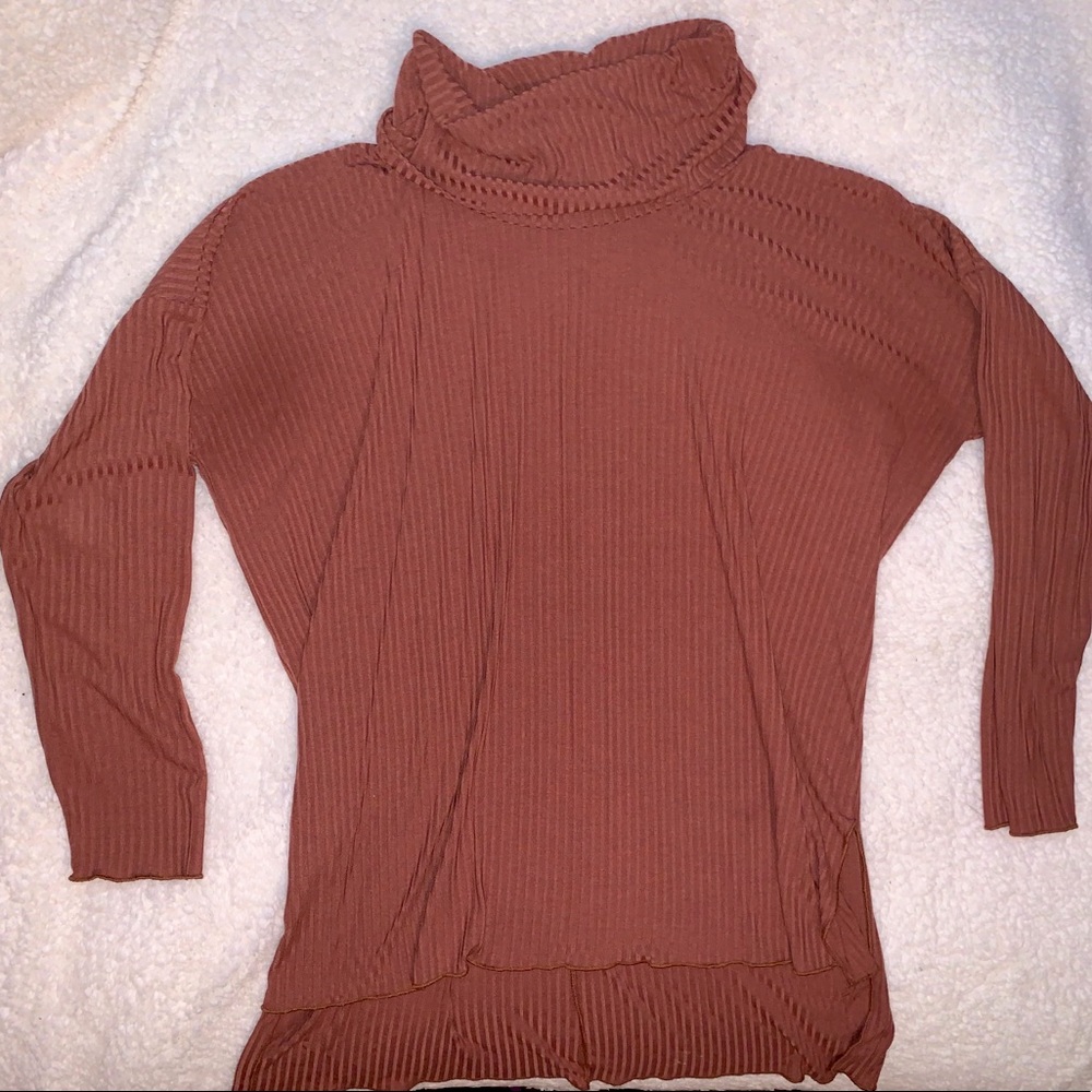 Burnt Orange Turtleneck